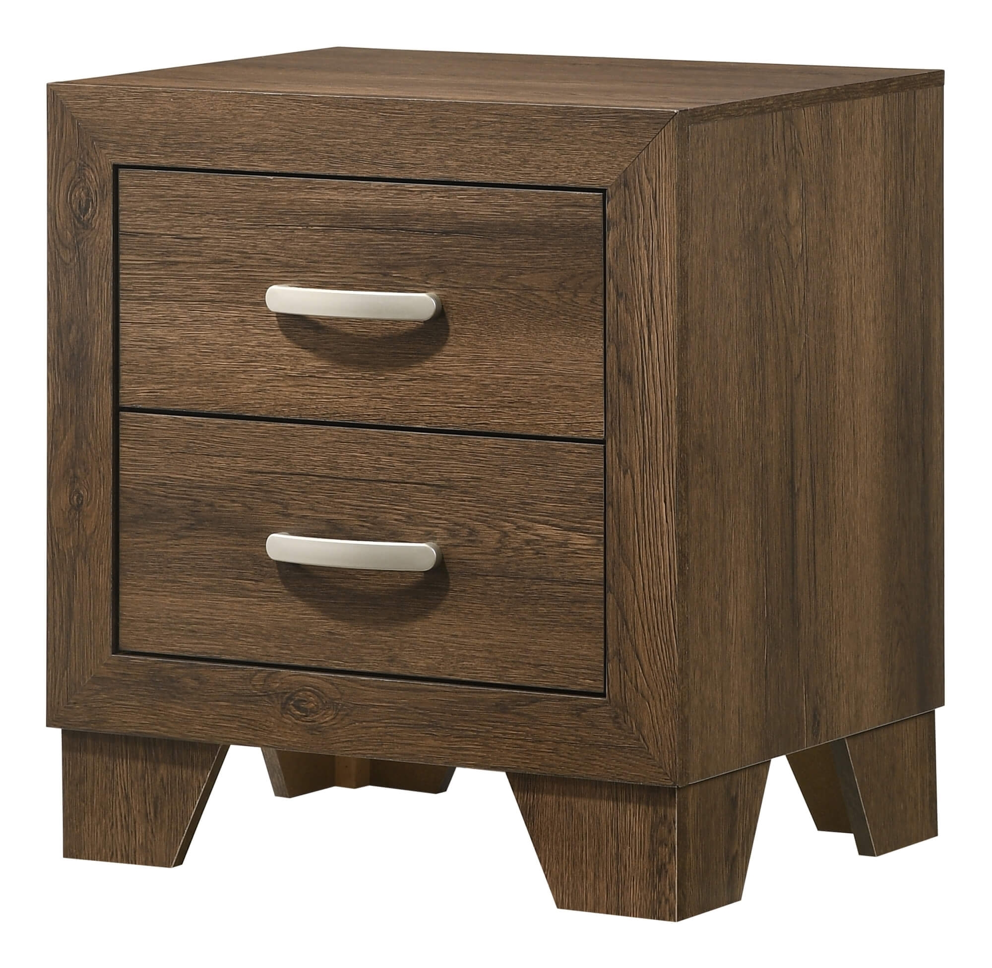 Miquell Wood Veneer/Wood Nightstand