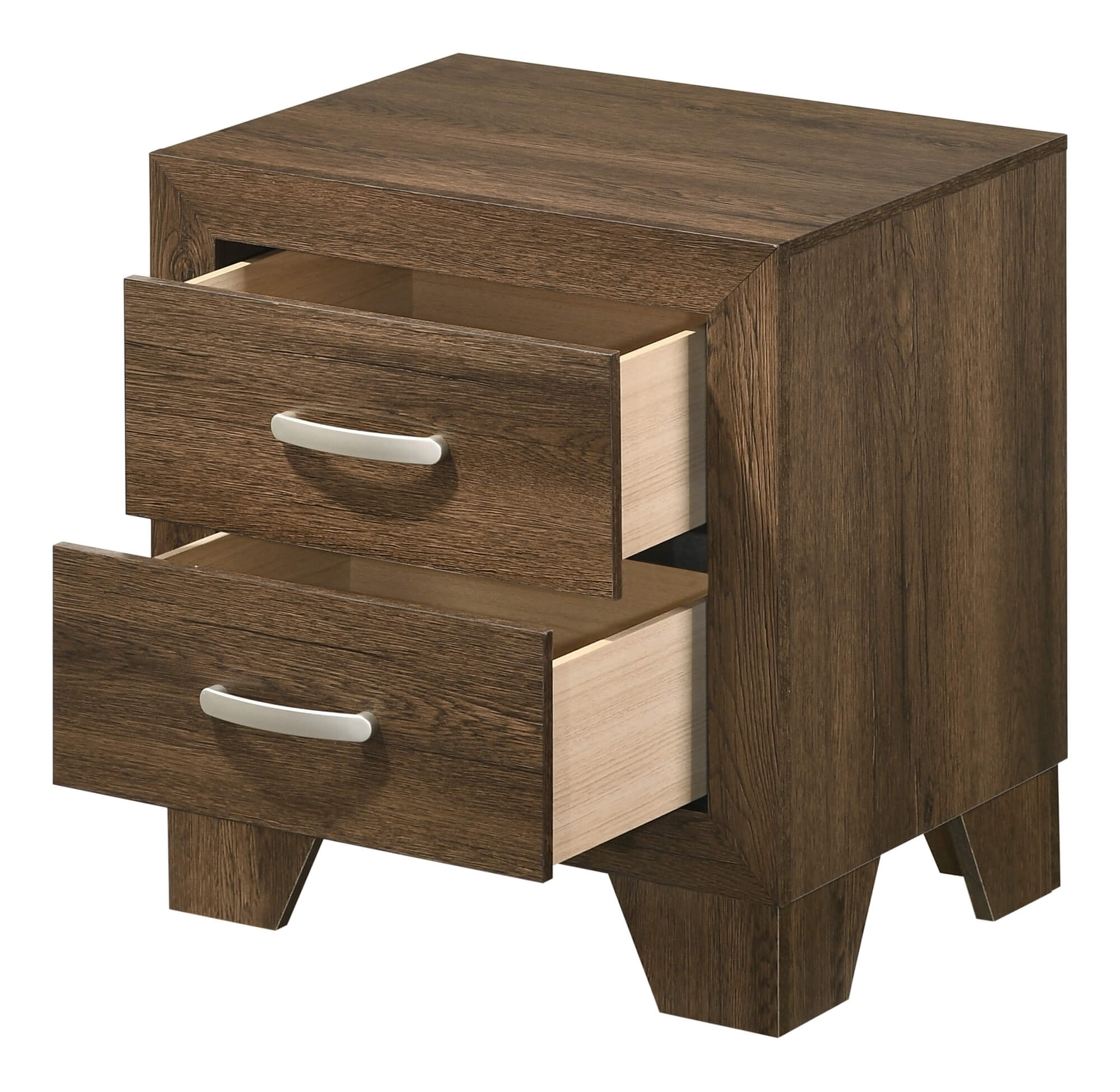 Miquell Wood Veneer/Wood Nightstand