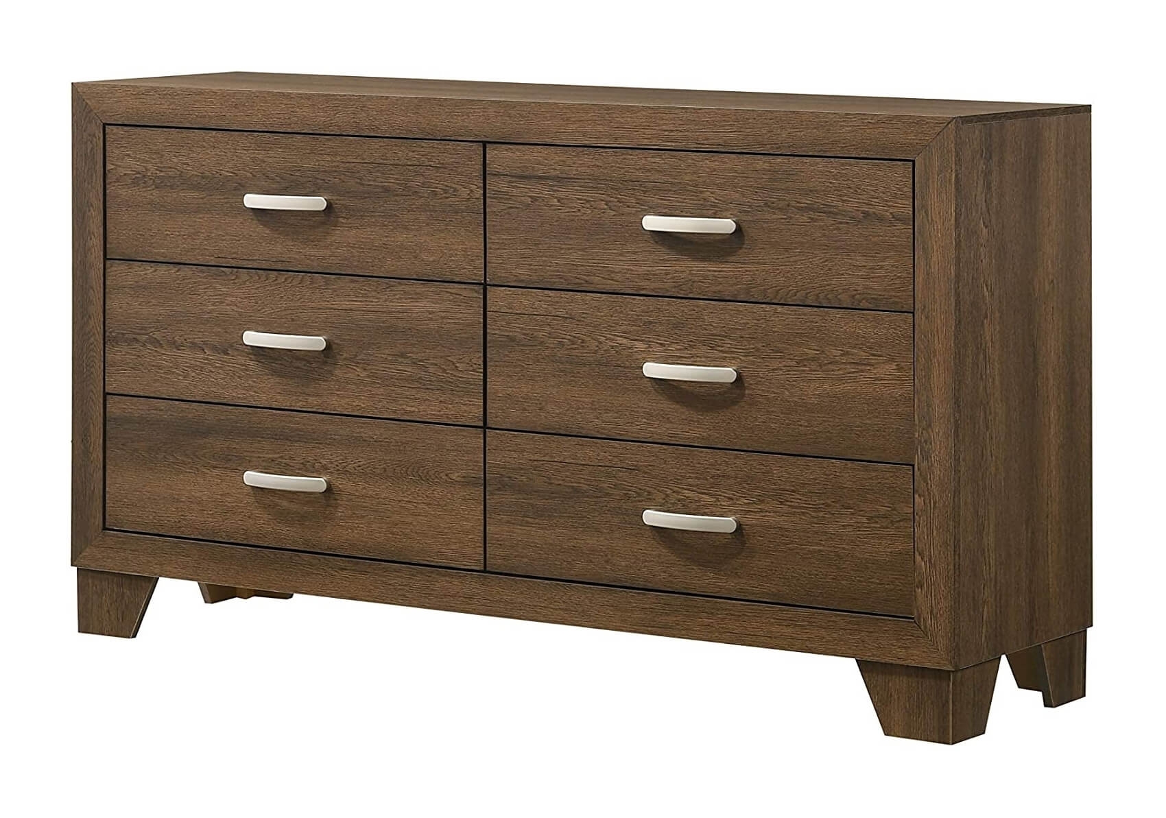  6 Drawers Modern Wide Dresser