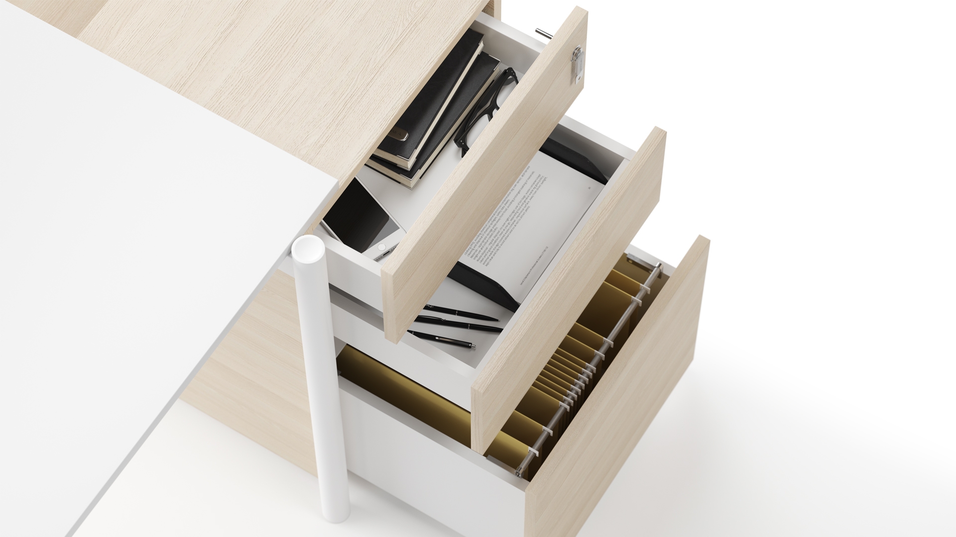 Zedo 6-Desk Bench by NARBUTAS