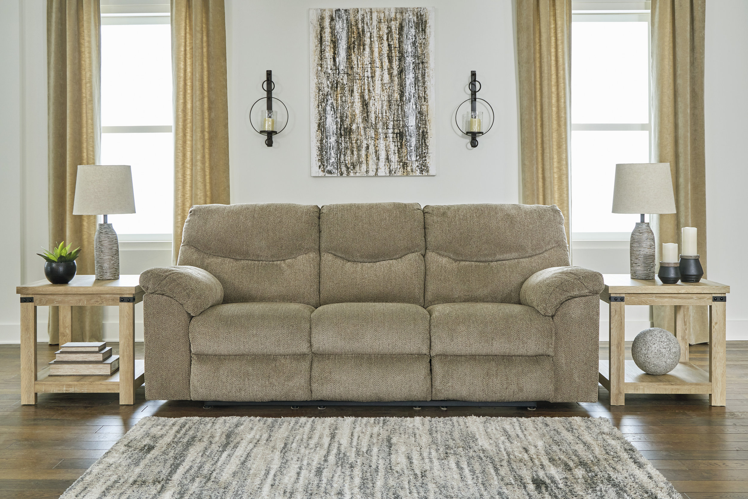 Alphons Fabric Reclining Sofa