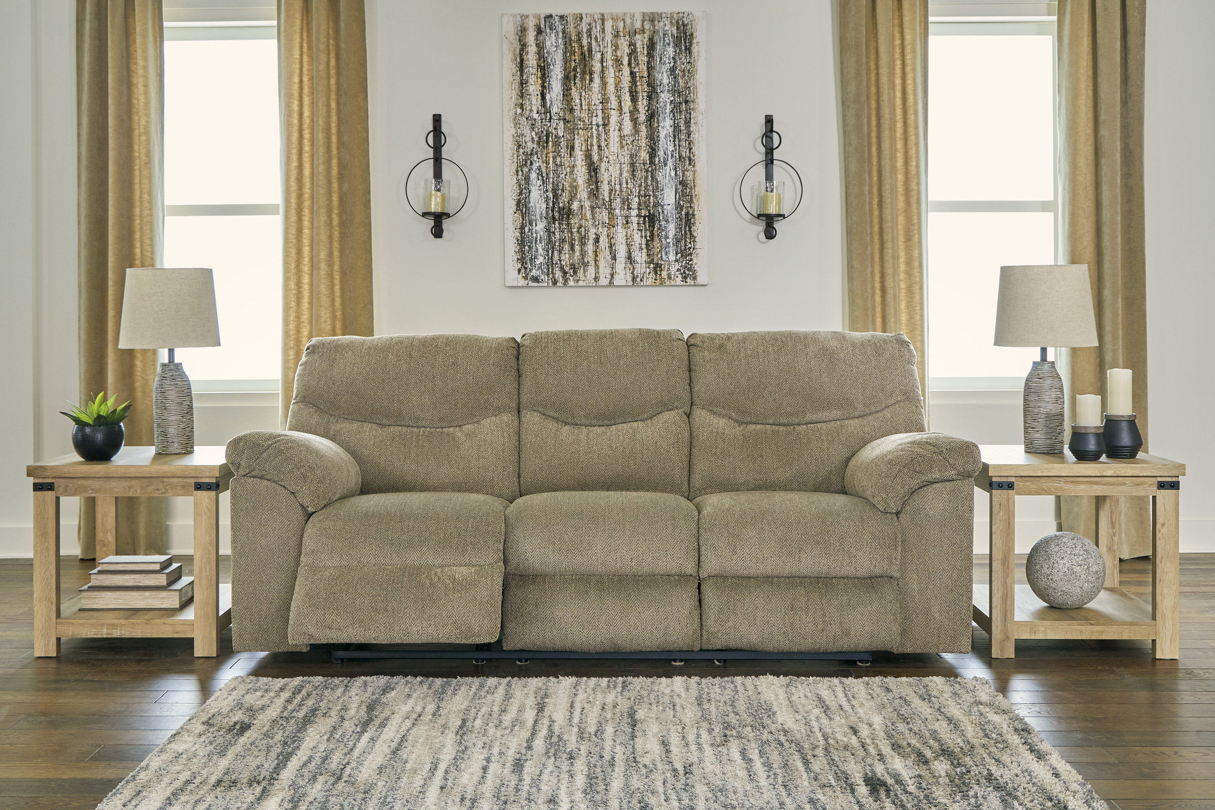Alphons Fabric Reclining Sofa
