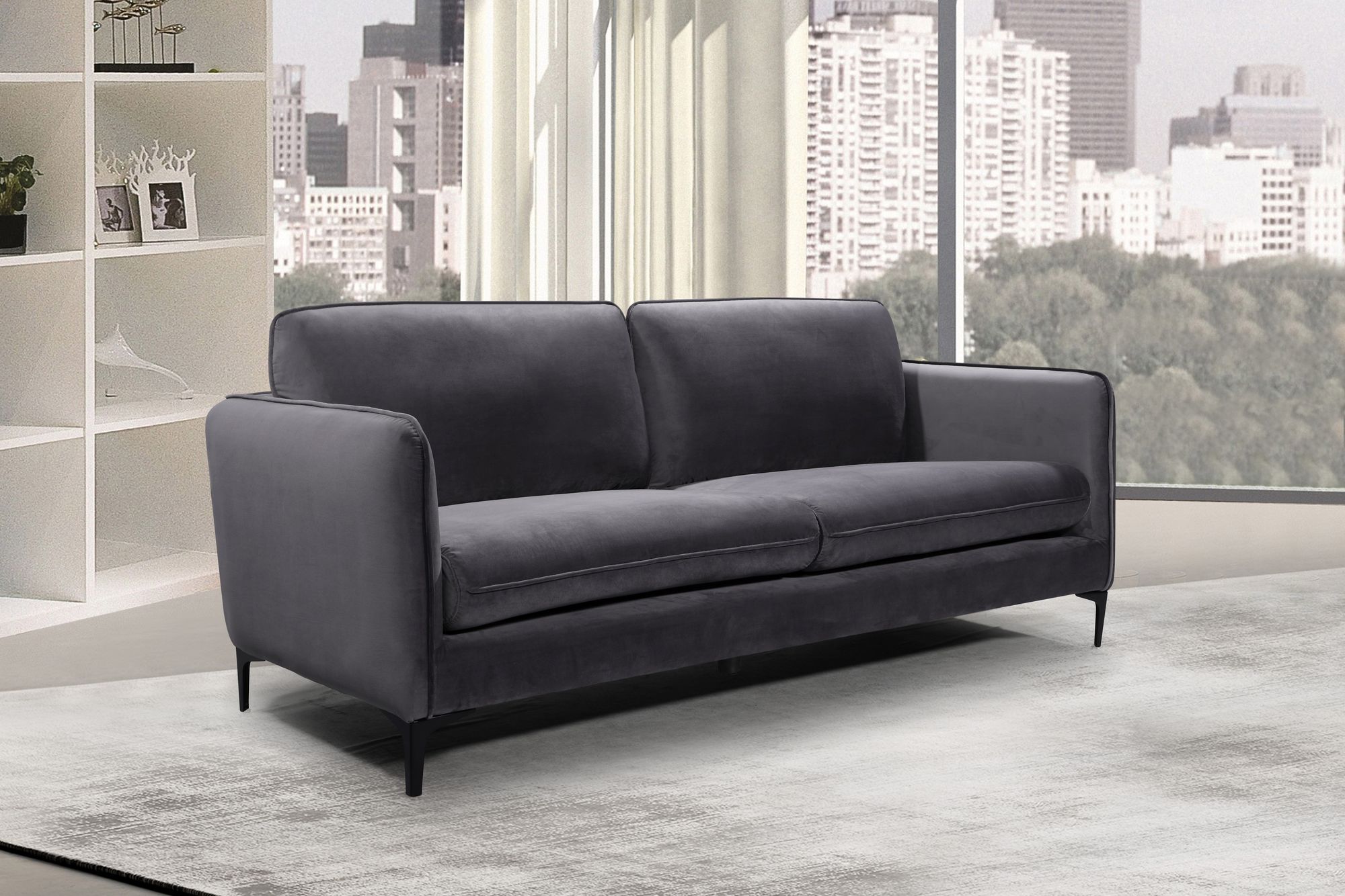 Poppy Velvet Sofa