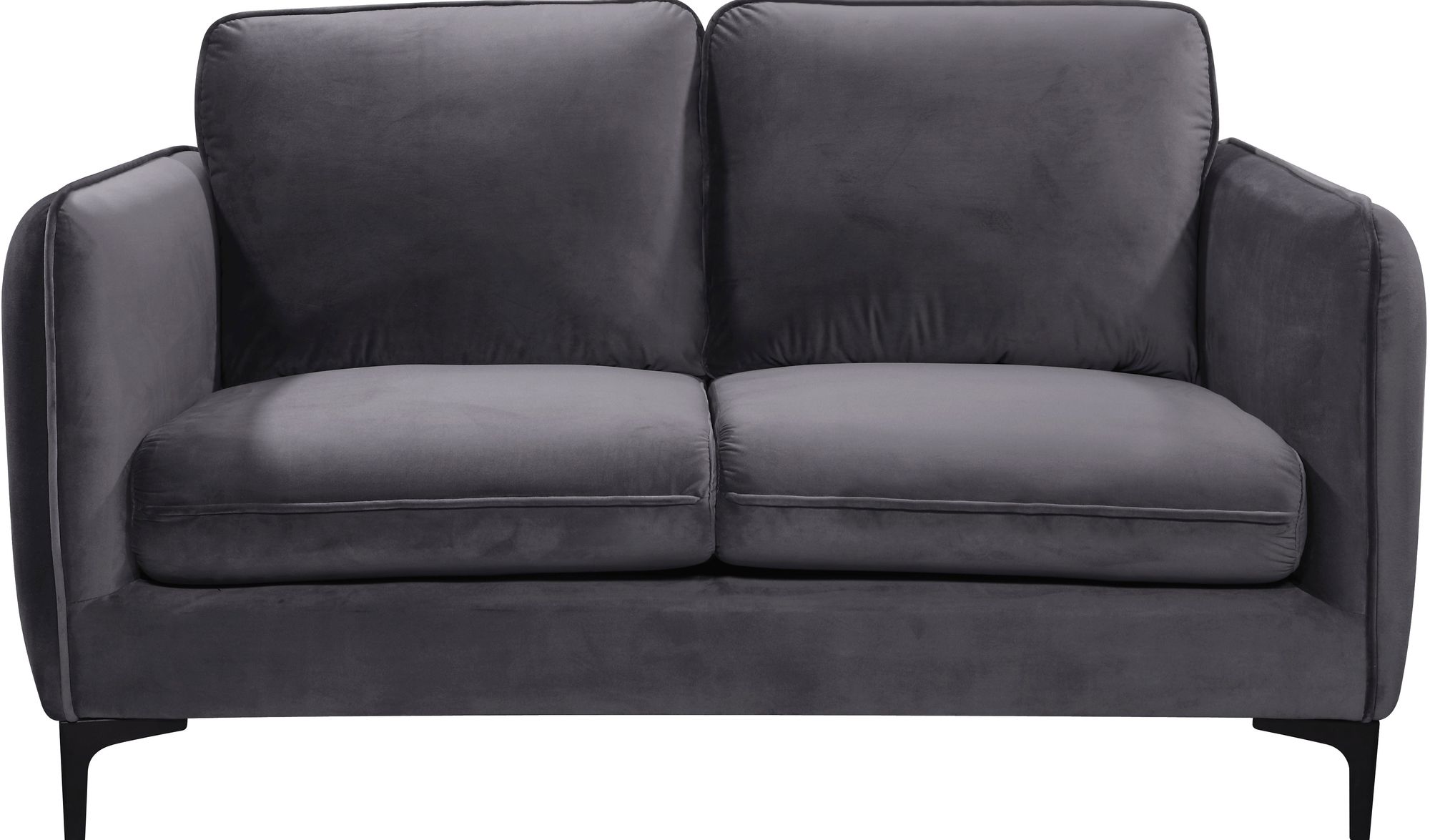 Poppy Velvet Loveseat