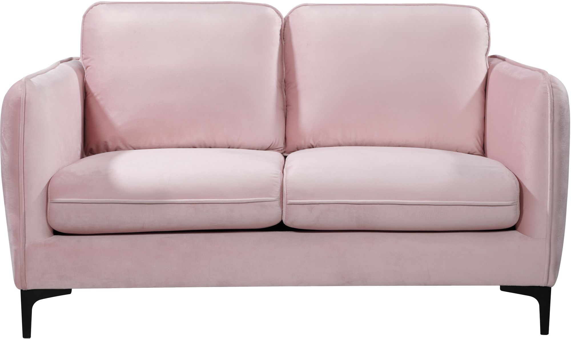 Poppy Velvet Loveseat