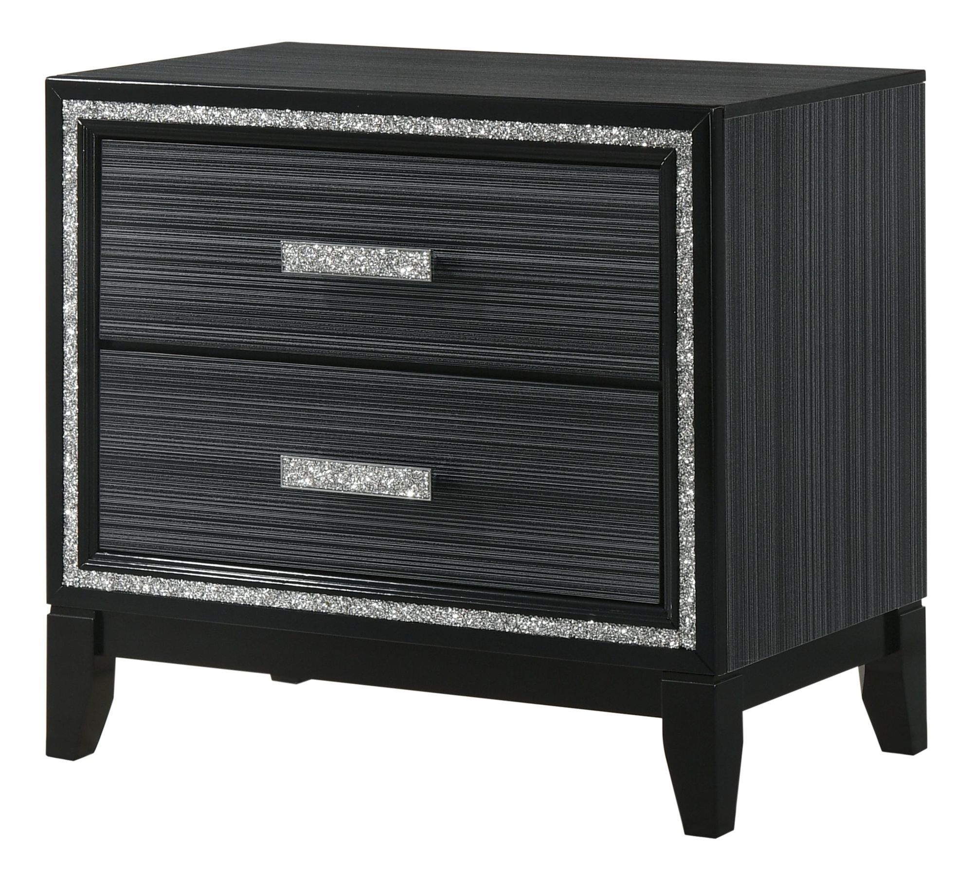 Haiden Wood Nightstand w/2 Drawers