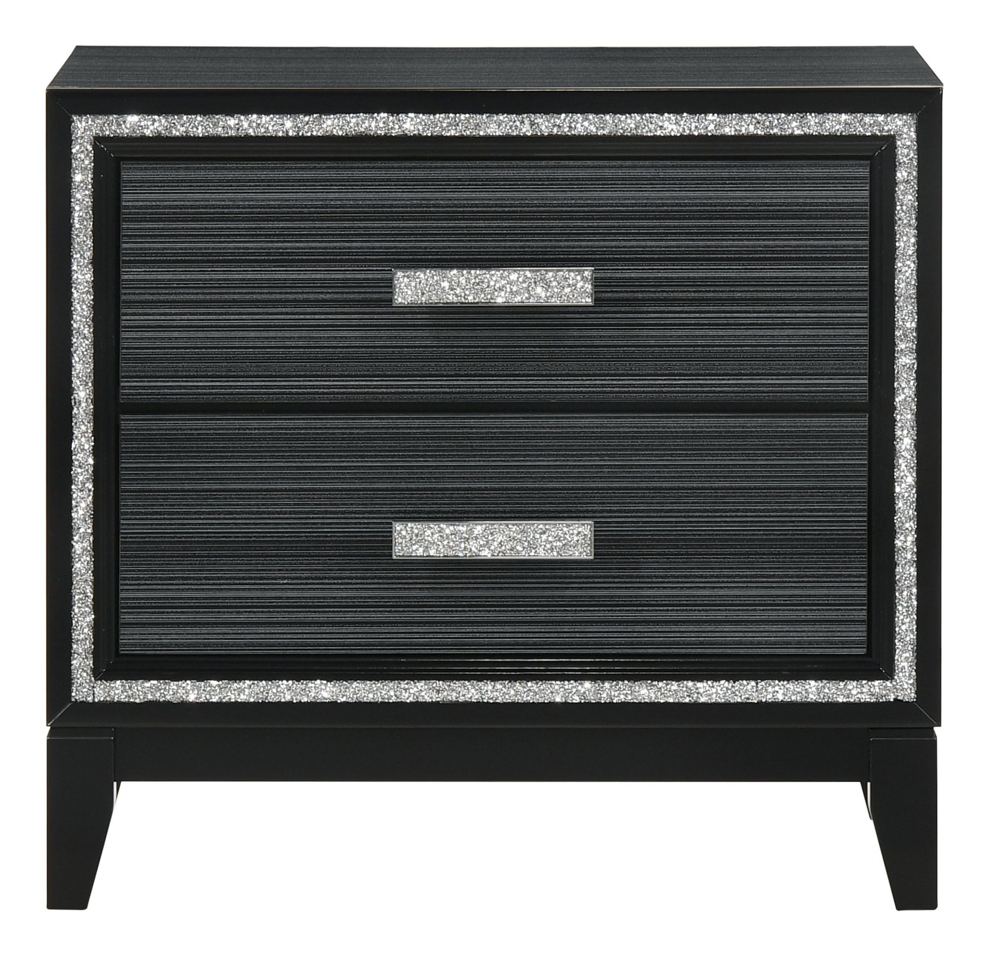 Haiden Wood Nightstand w/2 Drawers