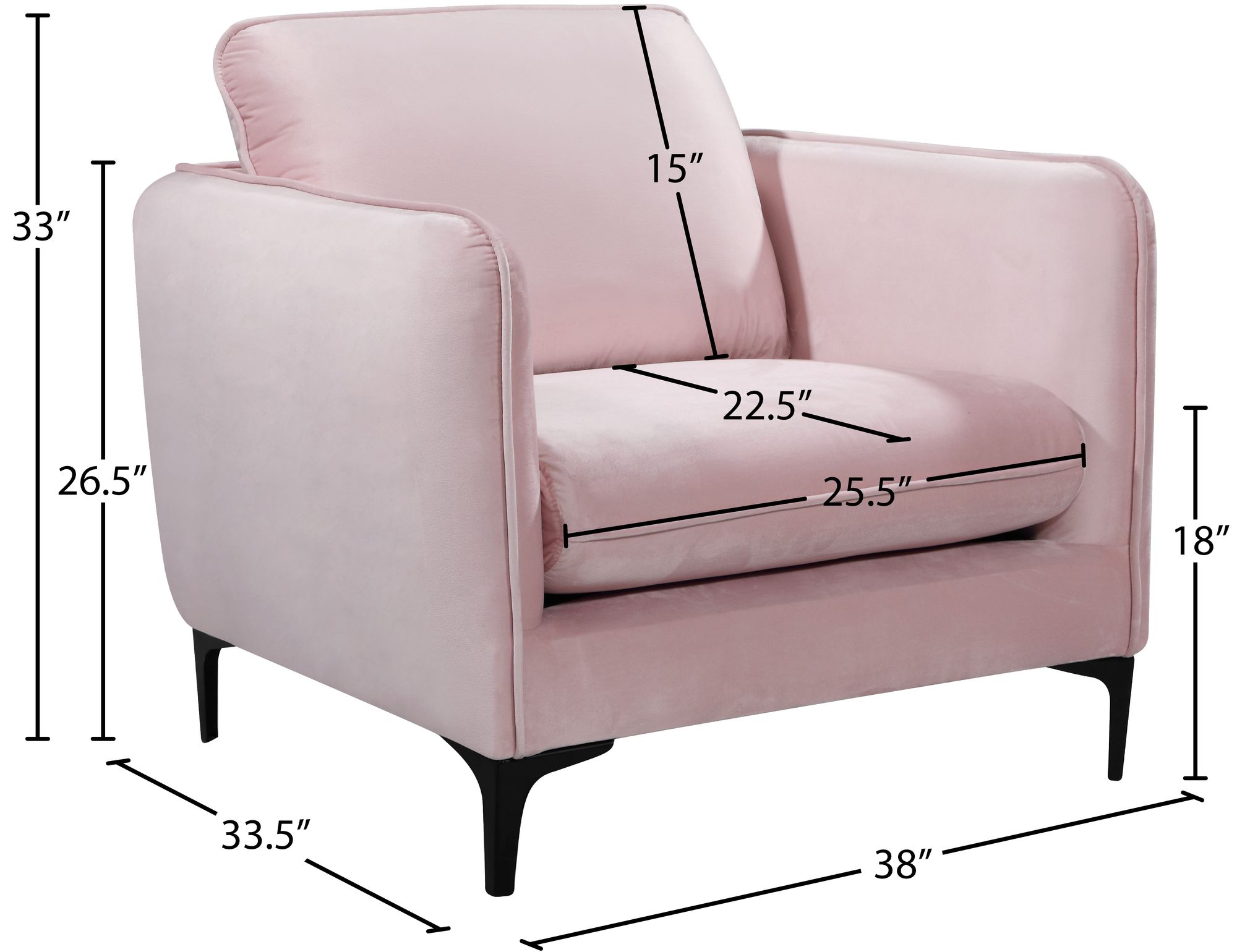 Poppy Velvet Chair