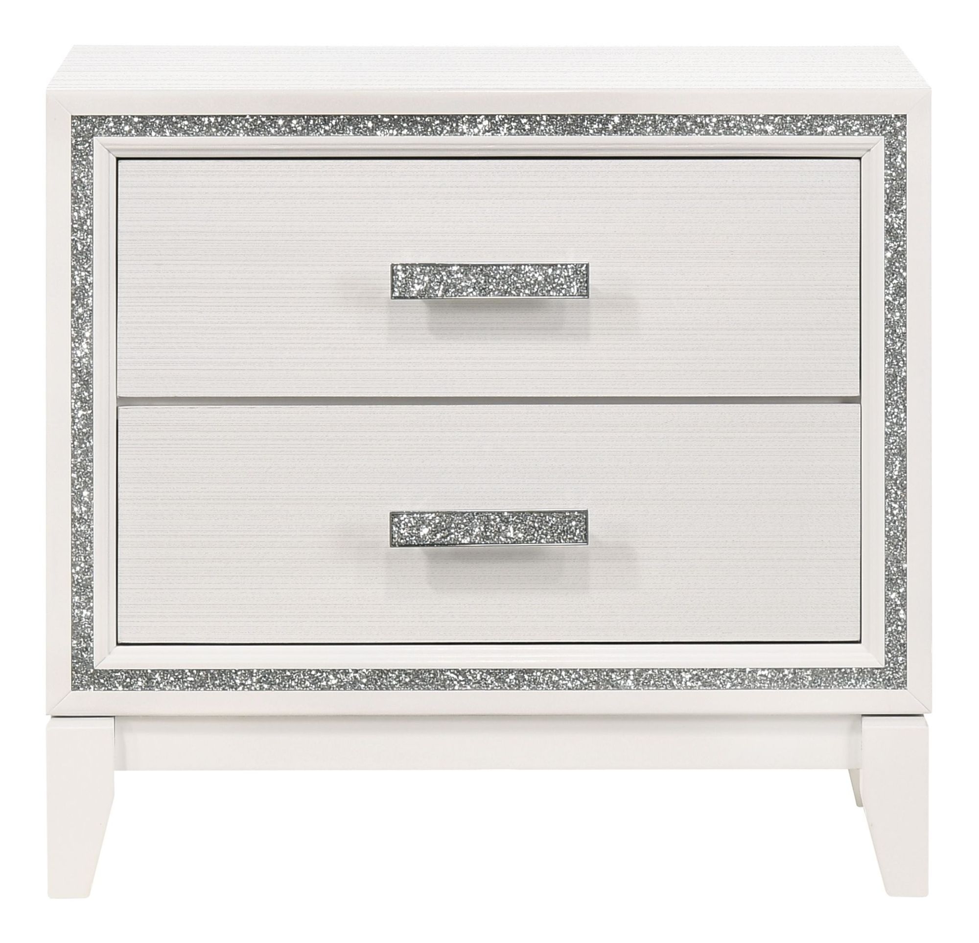Haiden Wood Panel Bedroom Set w/LED Headboard