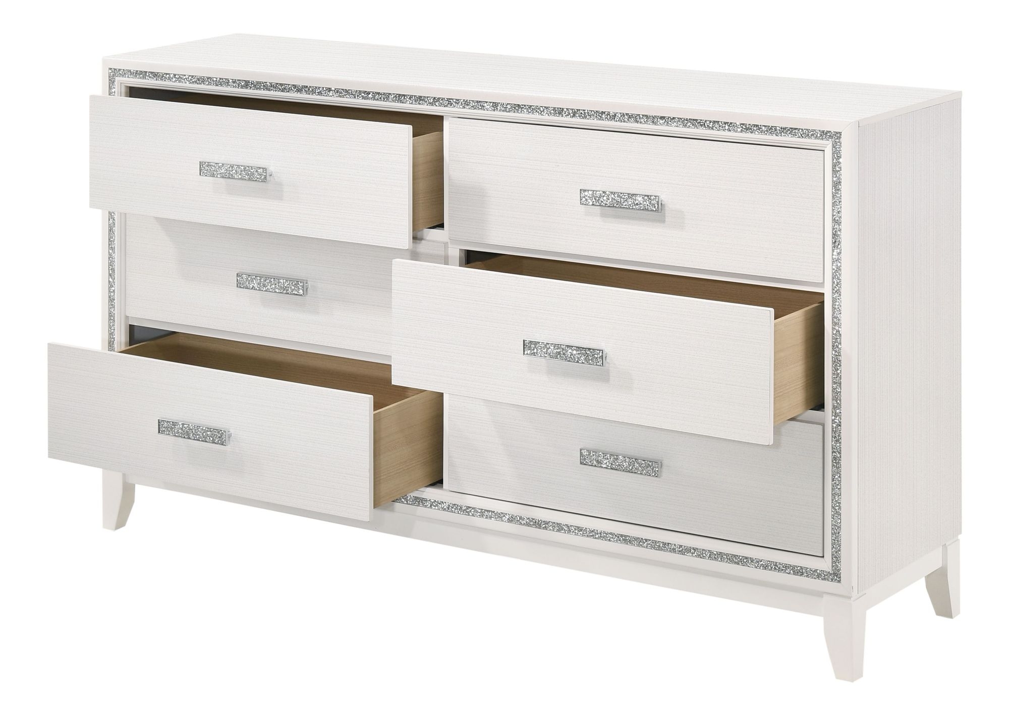 Haiden Wood Double Dresser w/6 Drawers