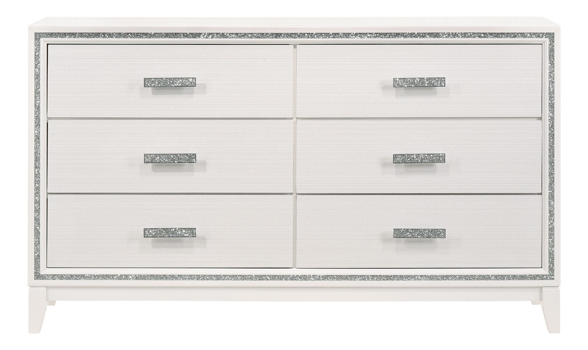 Haiden Wood Panel Bedroom Set w/LED Headboard