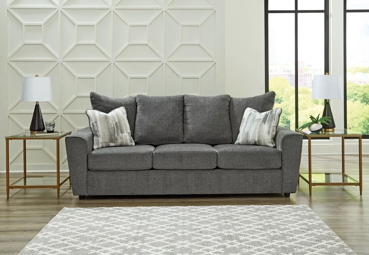 Ashley Stairatt gray sofa