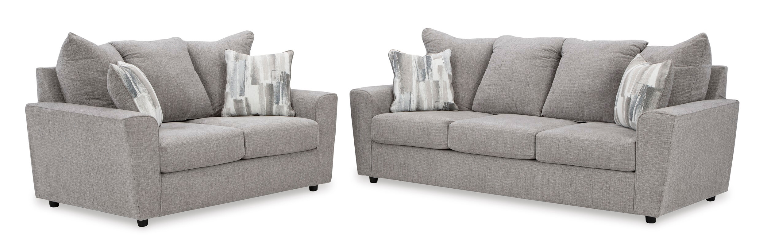 Ashley SM Stairatt Sofa and Loveseat
