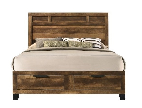 Morales Wood Storage Panel Bed, Eastern King Size