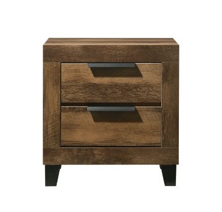 Morales Wood Nighatand w/2 Drawers
