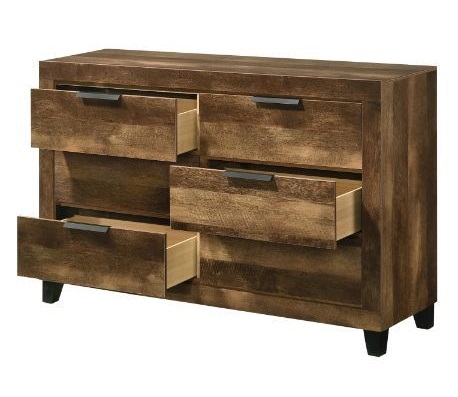 Morales Wood Panel Bedroom Set