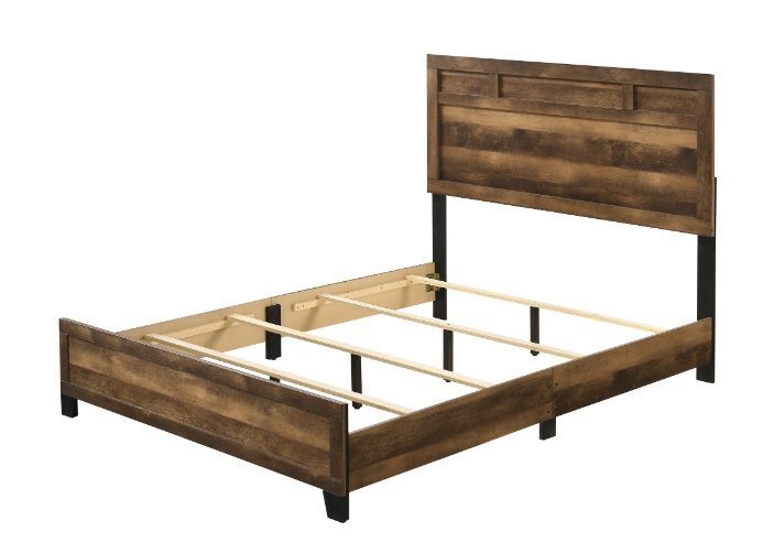 Morales Wood Panel Bedroom Set