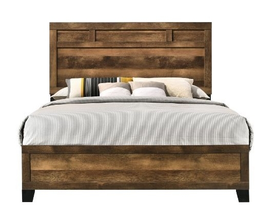 Morales Wood Panel Bed