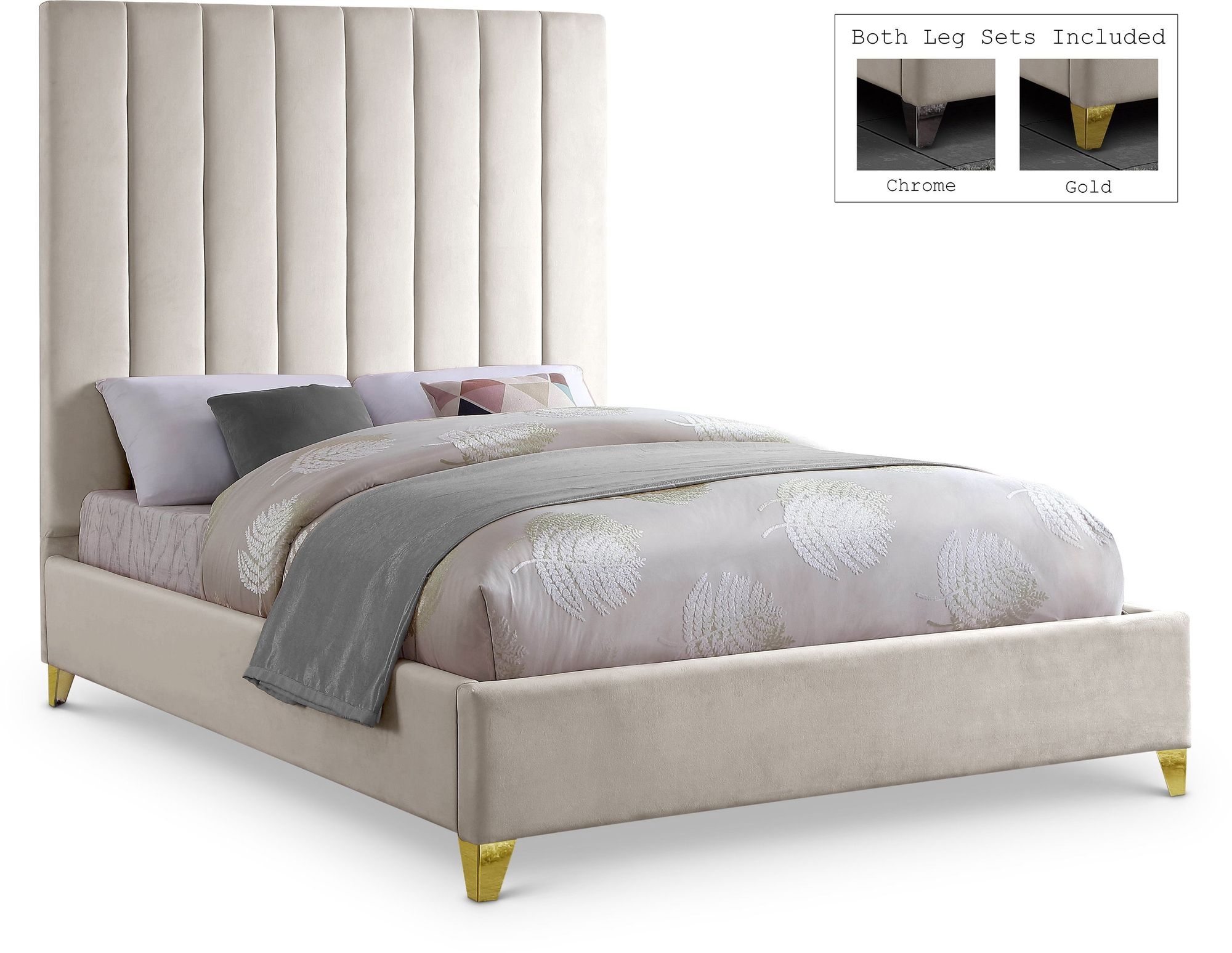Via Velvet Bed