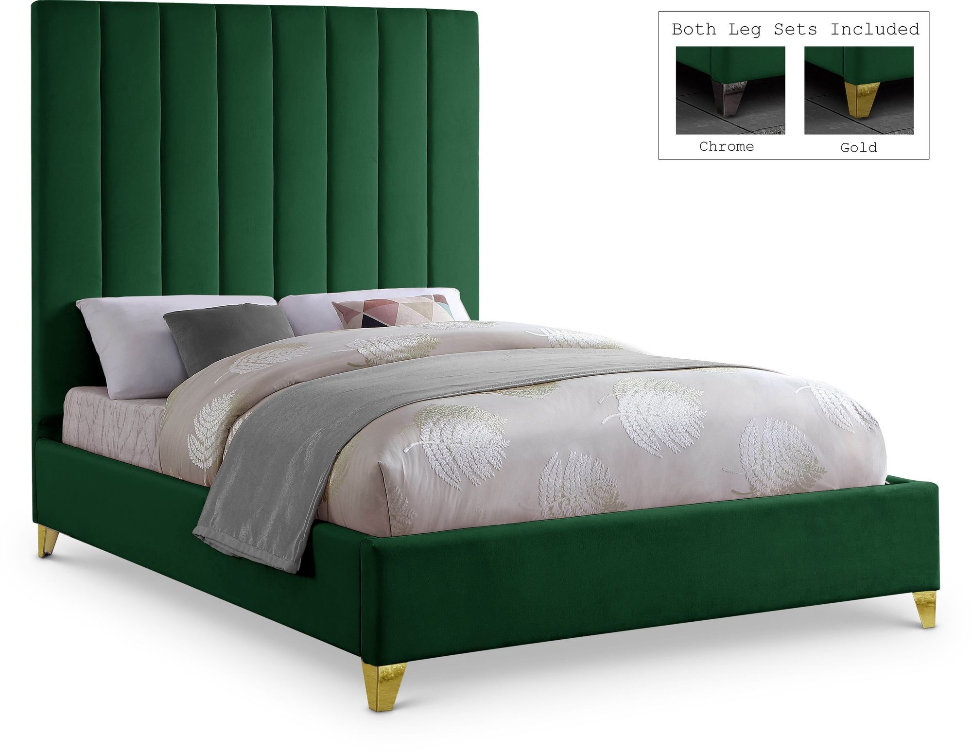 Via Velvet Bed