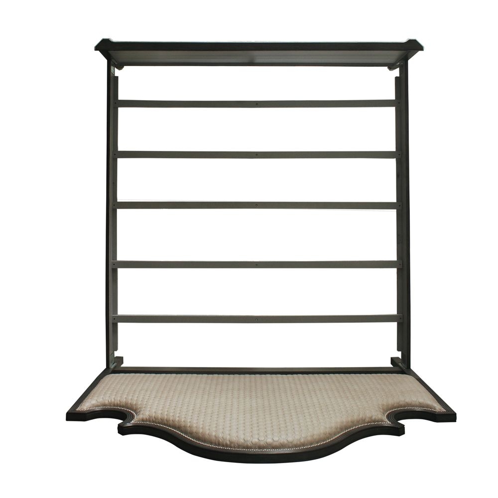 House Beatrice Fabric/Wood Panel Bed, Queen Size