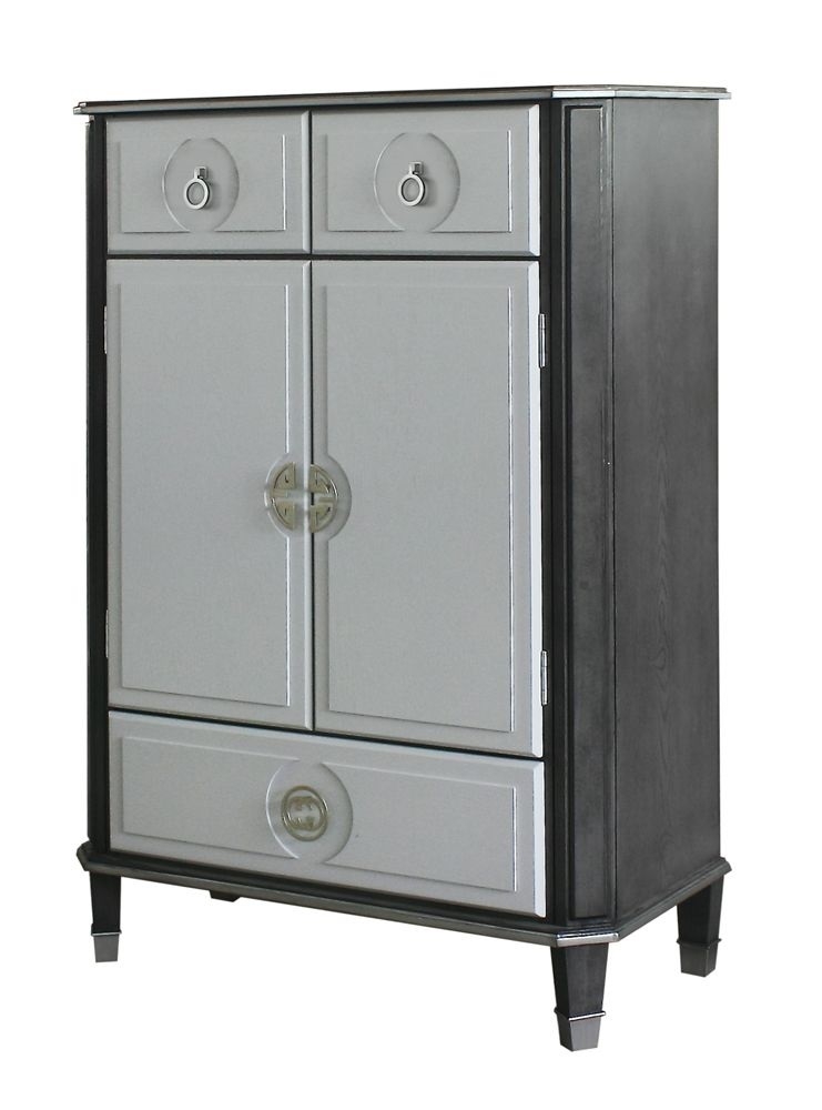 House Beatrice Fabric/Wood Panel Bedroom Set