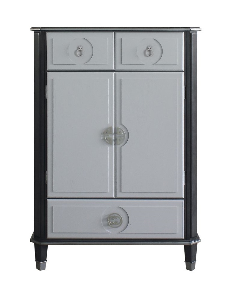House Beatrice Wood Chest w/3 Drawers & 2 Doors
