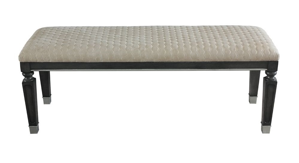 House Beatrice Fabric/Wood Bench
