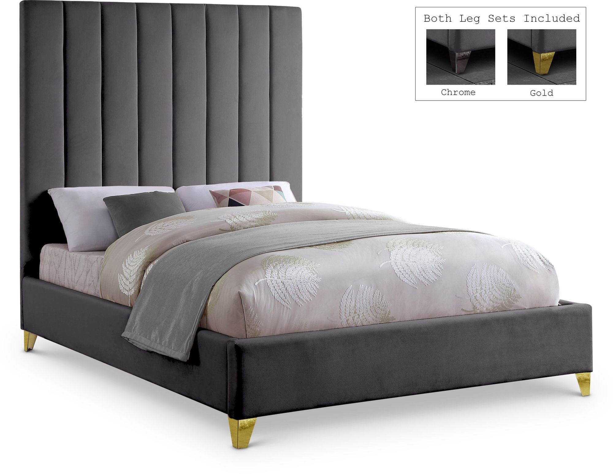 Via Velvet Bed
