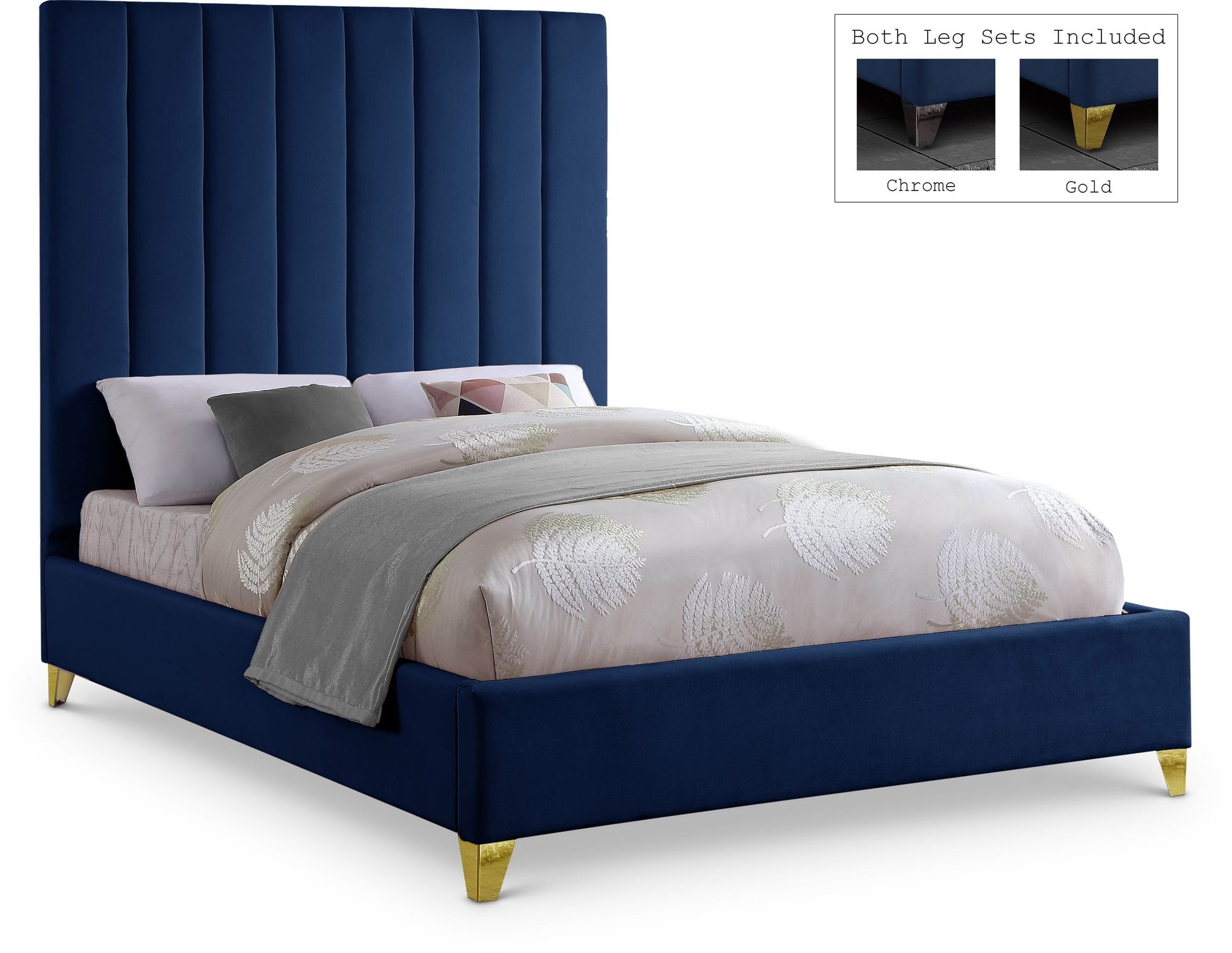 Via Velvet Bed