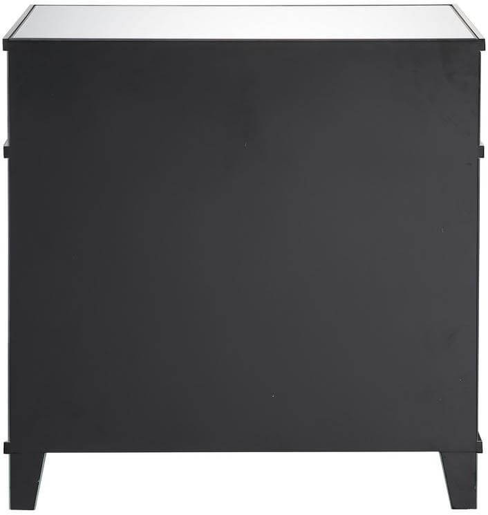 Osma 97432 Mirrored/Gold Cabinet/Console Table