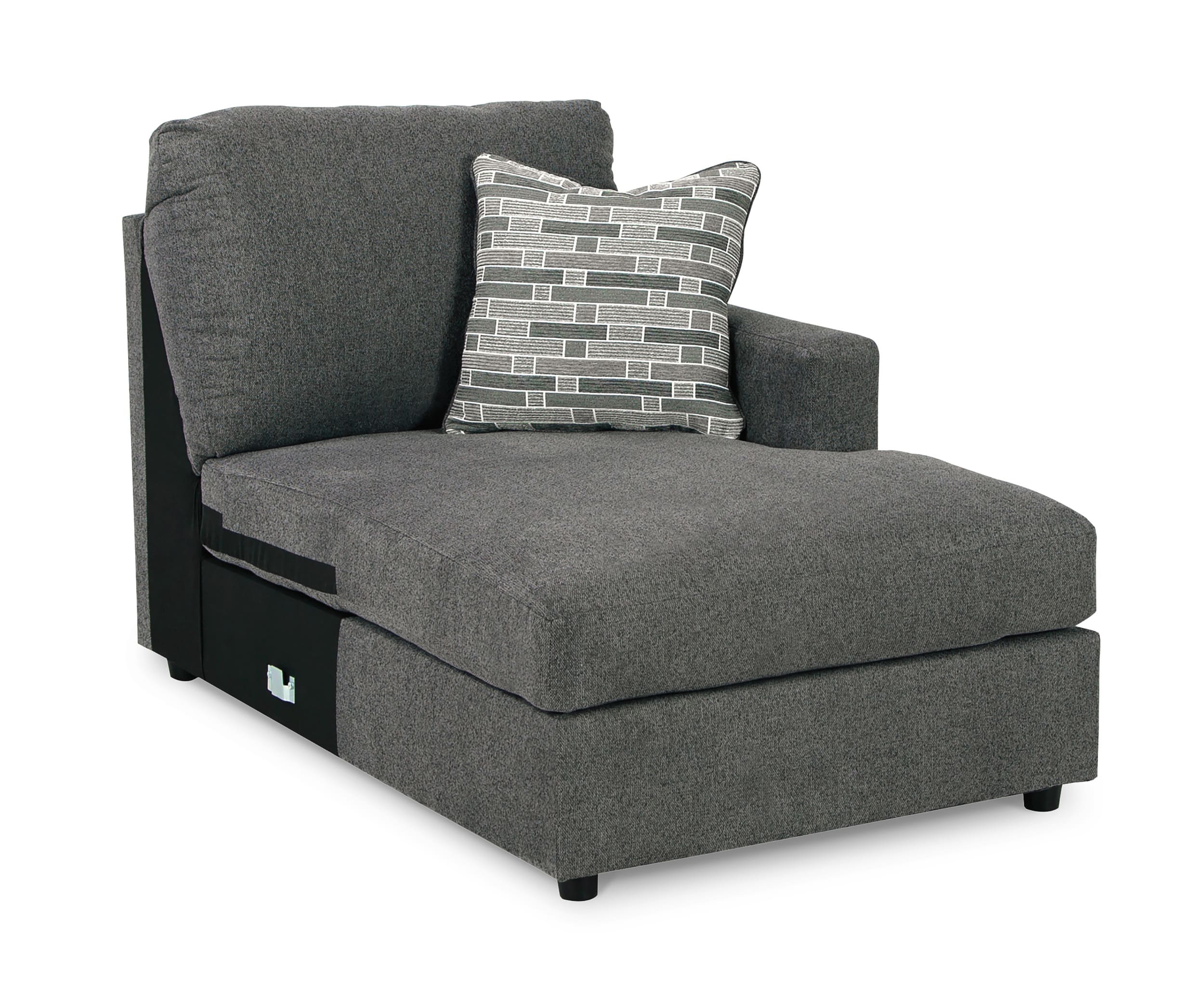 Edenfield 3-Piece Polyester U-Shaped Sectional Sofa w/Right Arm Chaise Facing