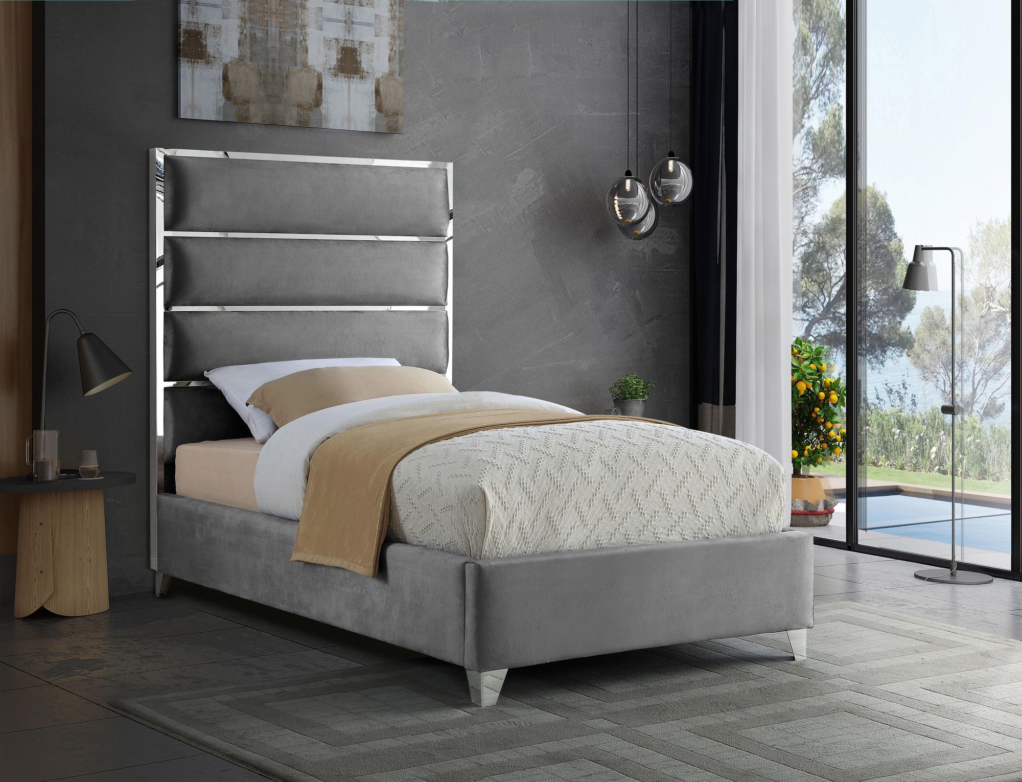 Zuma Velvet Bed