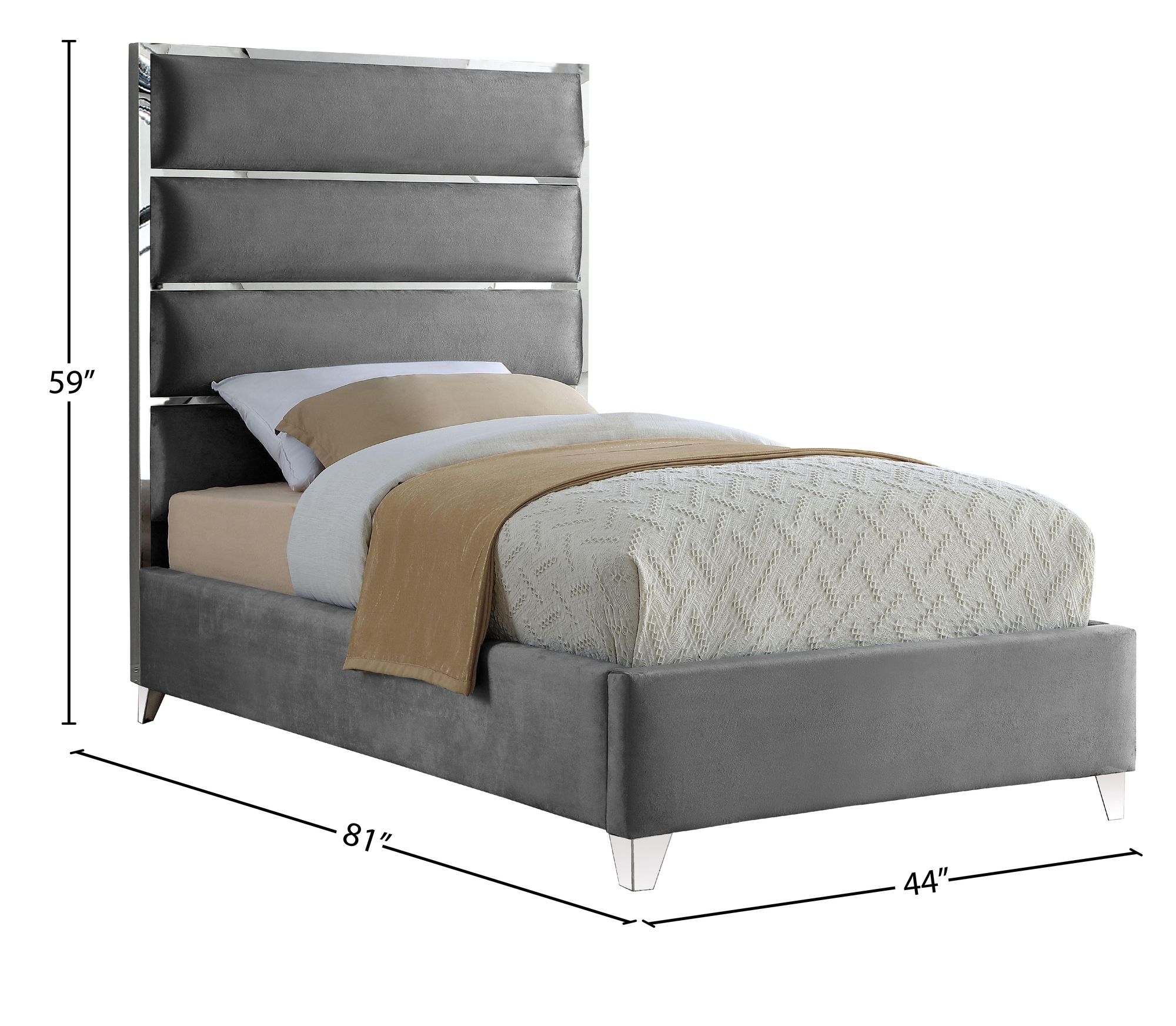 Zuma Velvet Bed