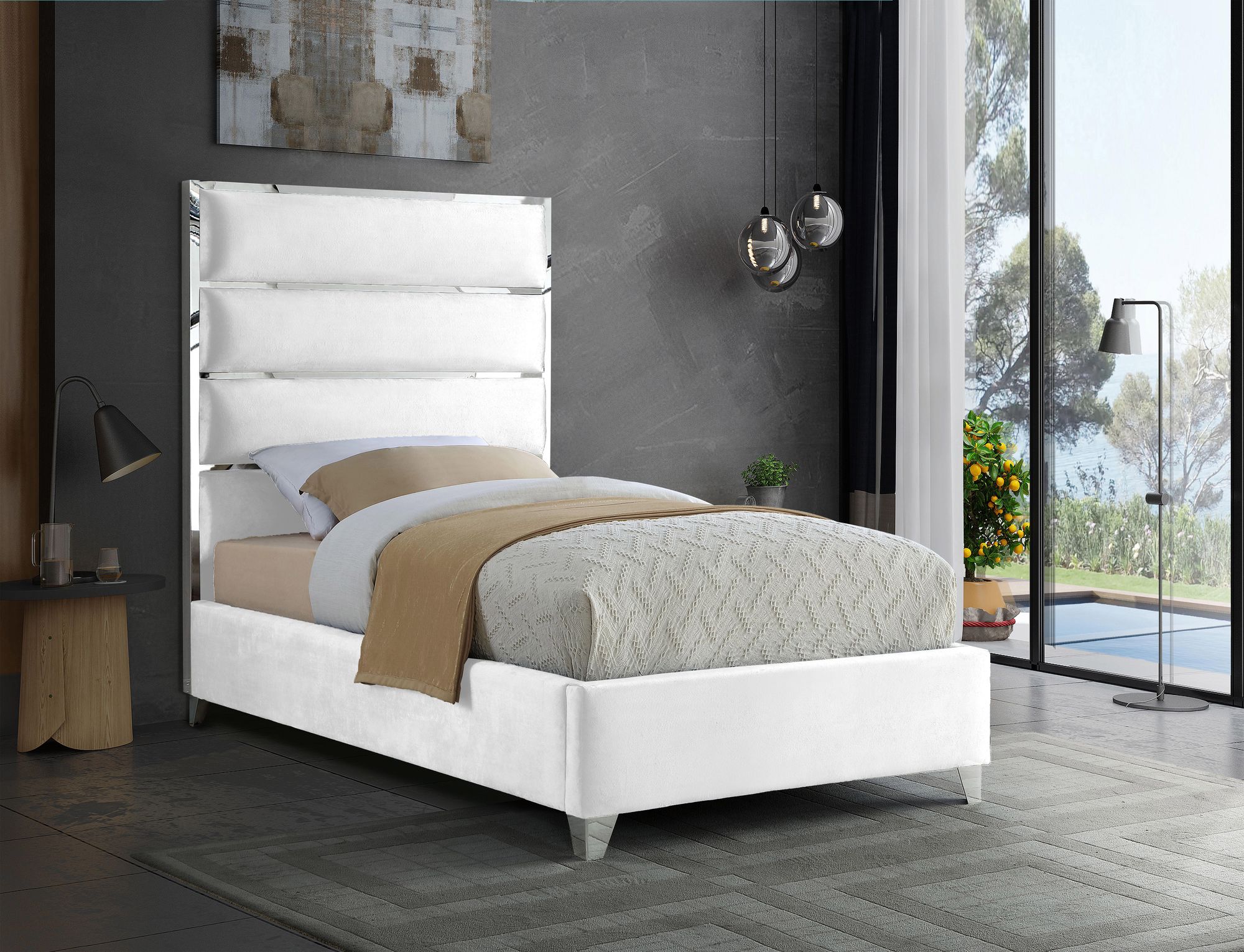 Zuma Velvet Bed