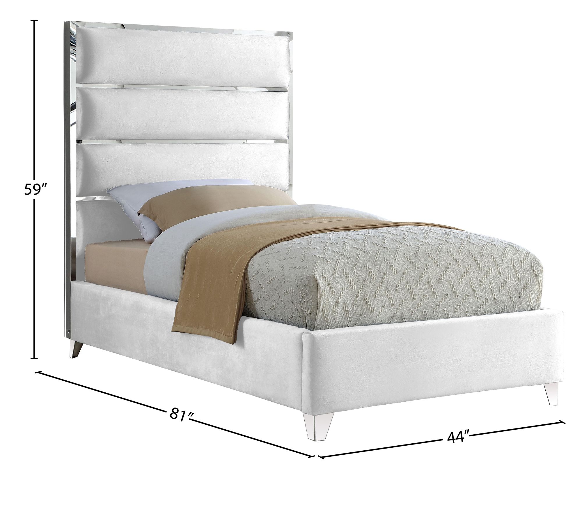 Zuma Velvet Bed