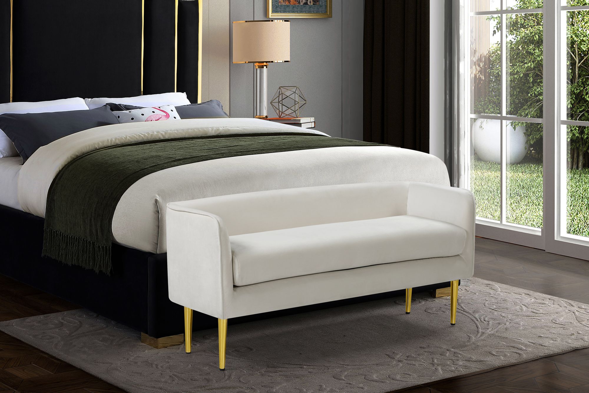 Audrey Velvet Bench