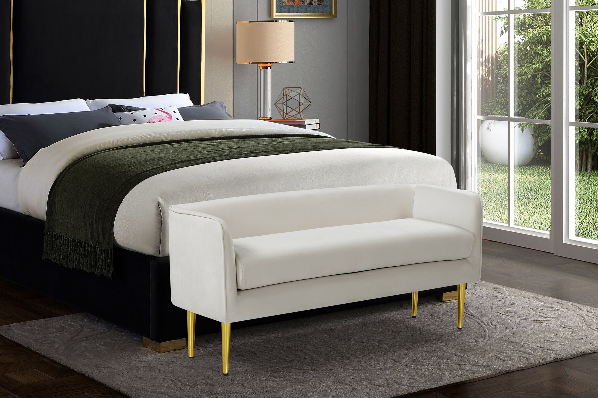 Audrey Velvet Bench