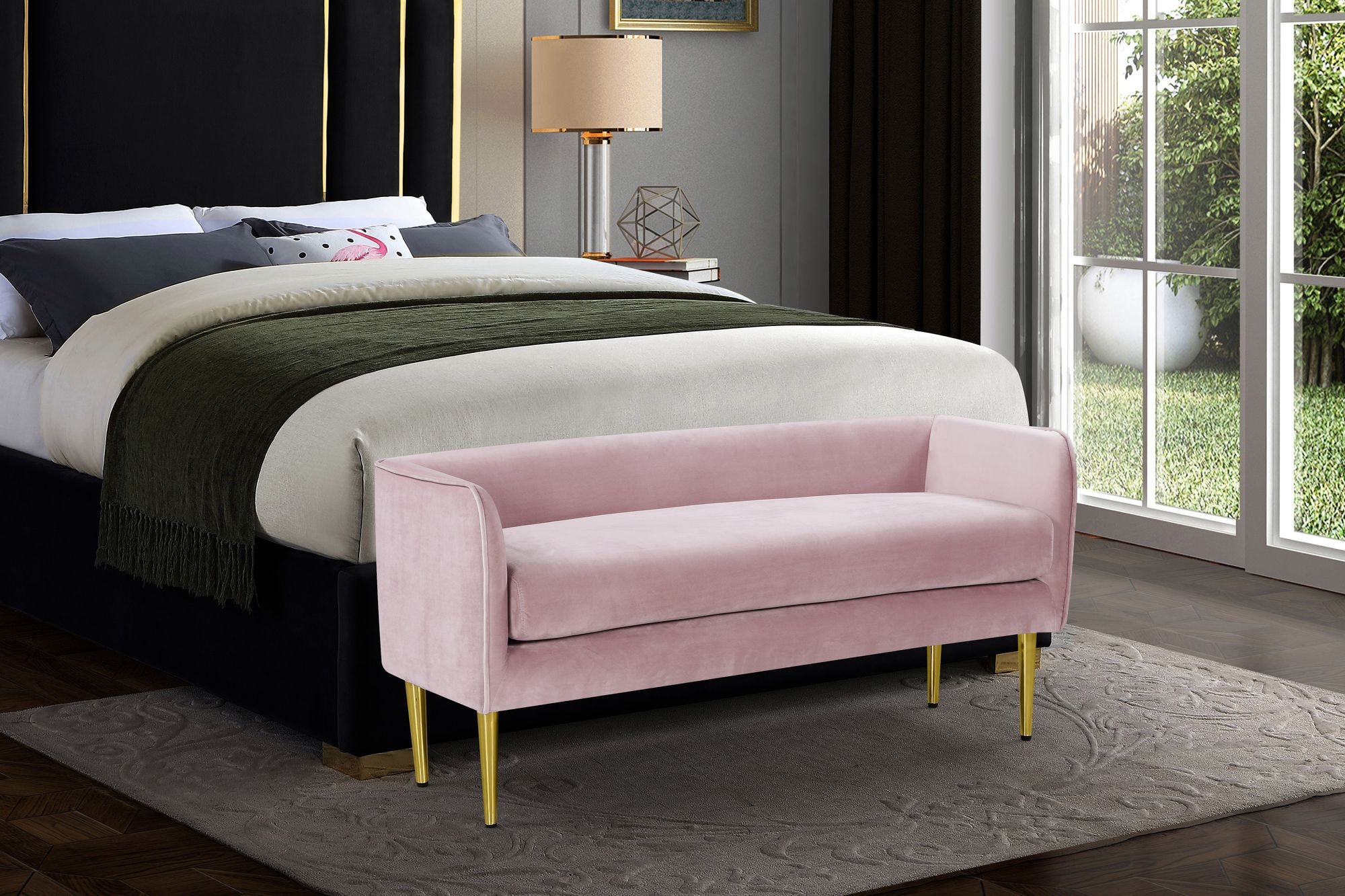 Audrey Velvet Bench