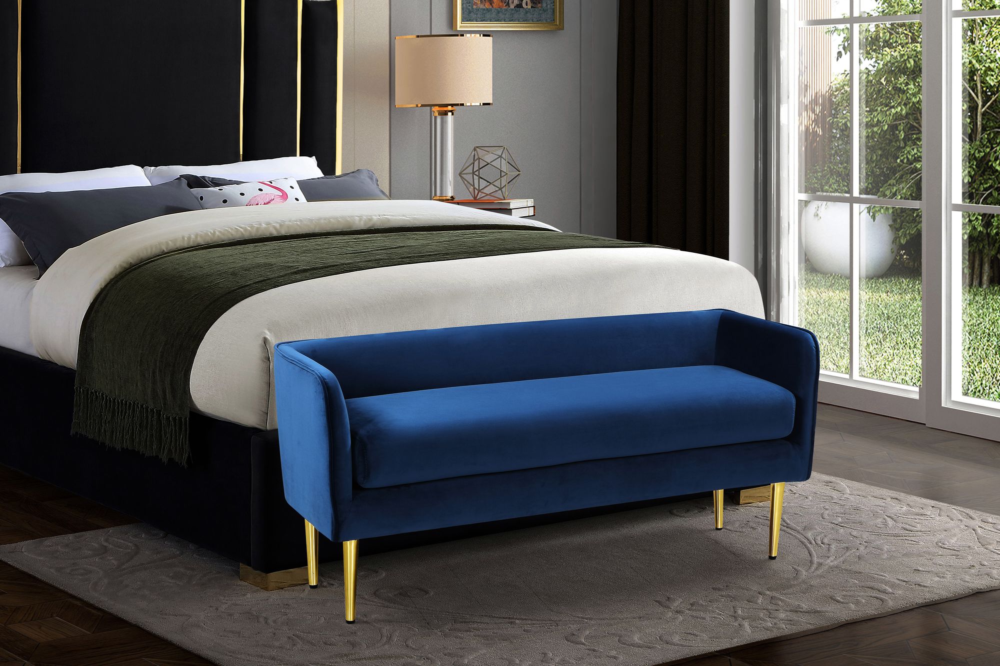 Audrey Velvet Bench