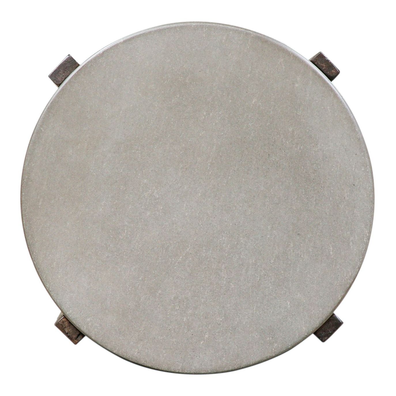 Cascade Concrete Composite Top Round Chair Side Table