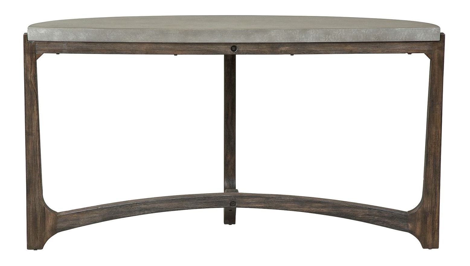 Cascade Concrete Composite Top Irregular Sofa Table