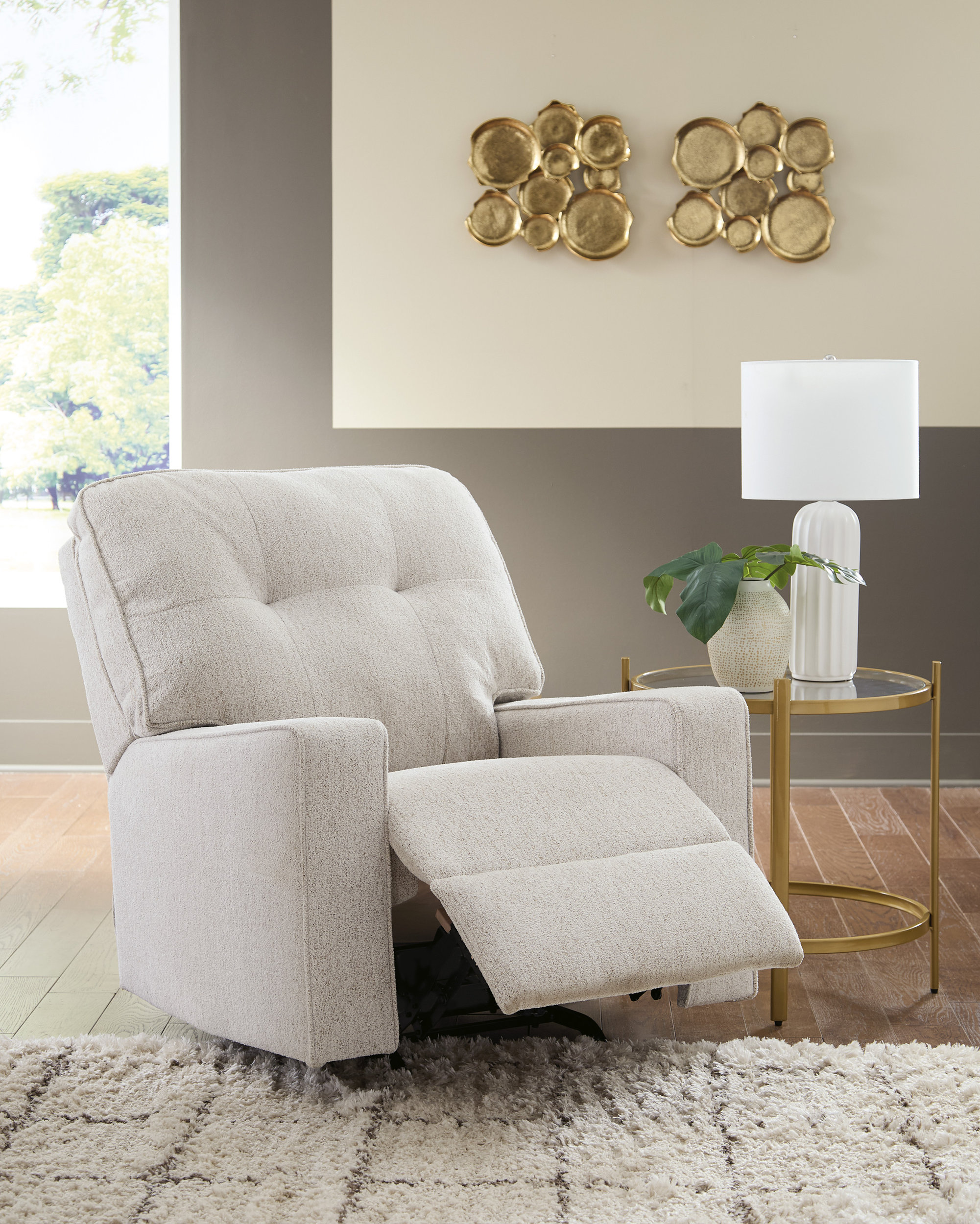 Larimer Polyester Rocker Recliner
