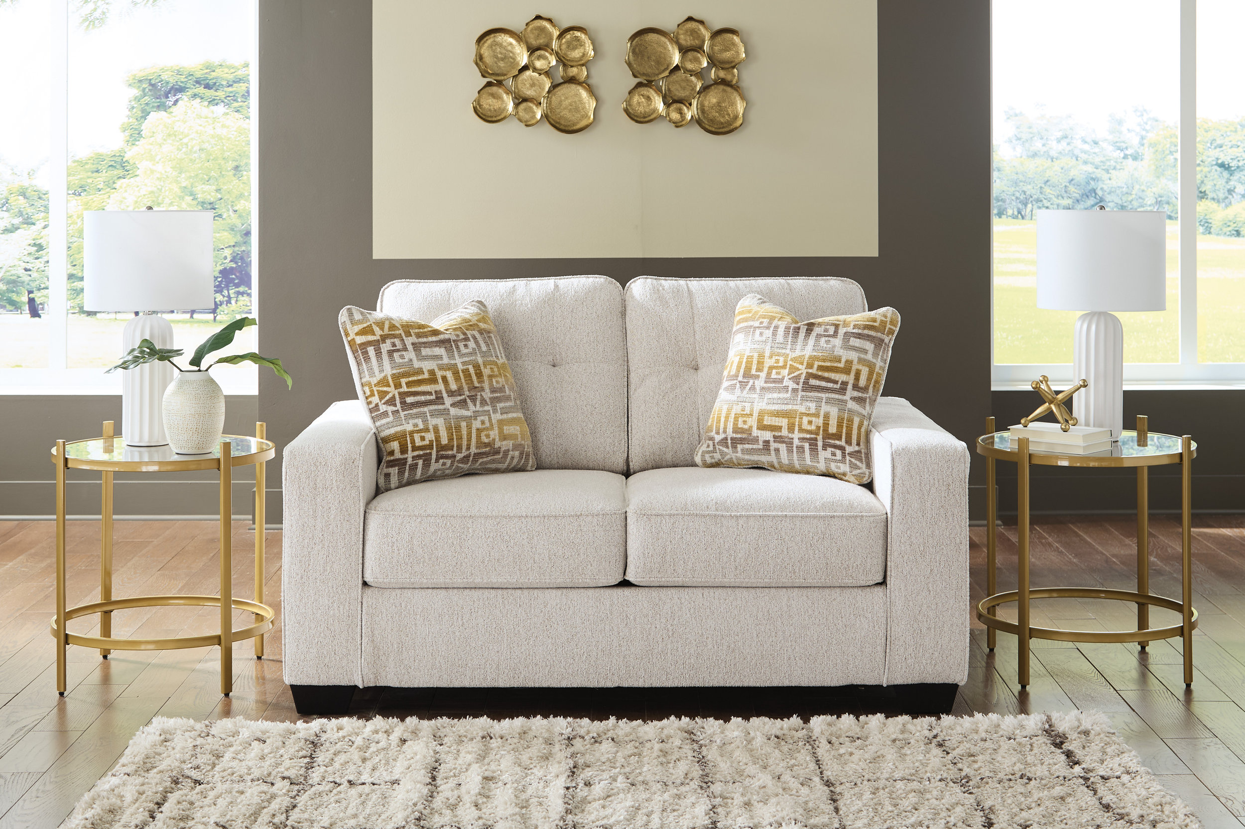 Larimer Polyester Living Room Set