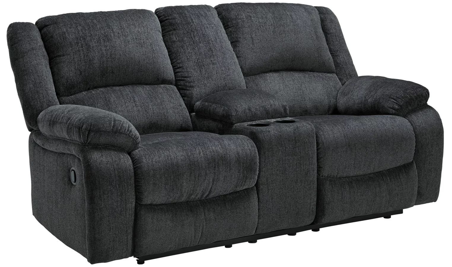 Draycoll Polyester Manual Reclining Living Room Set