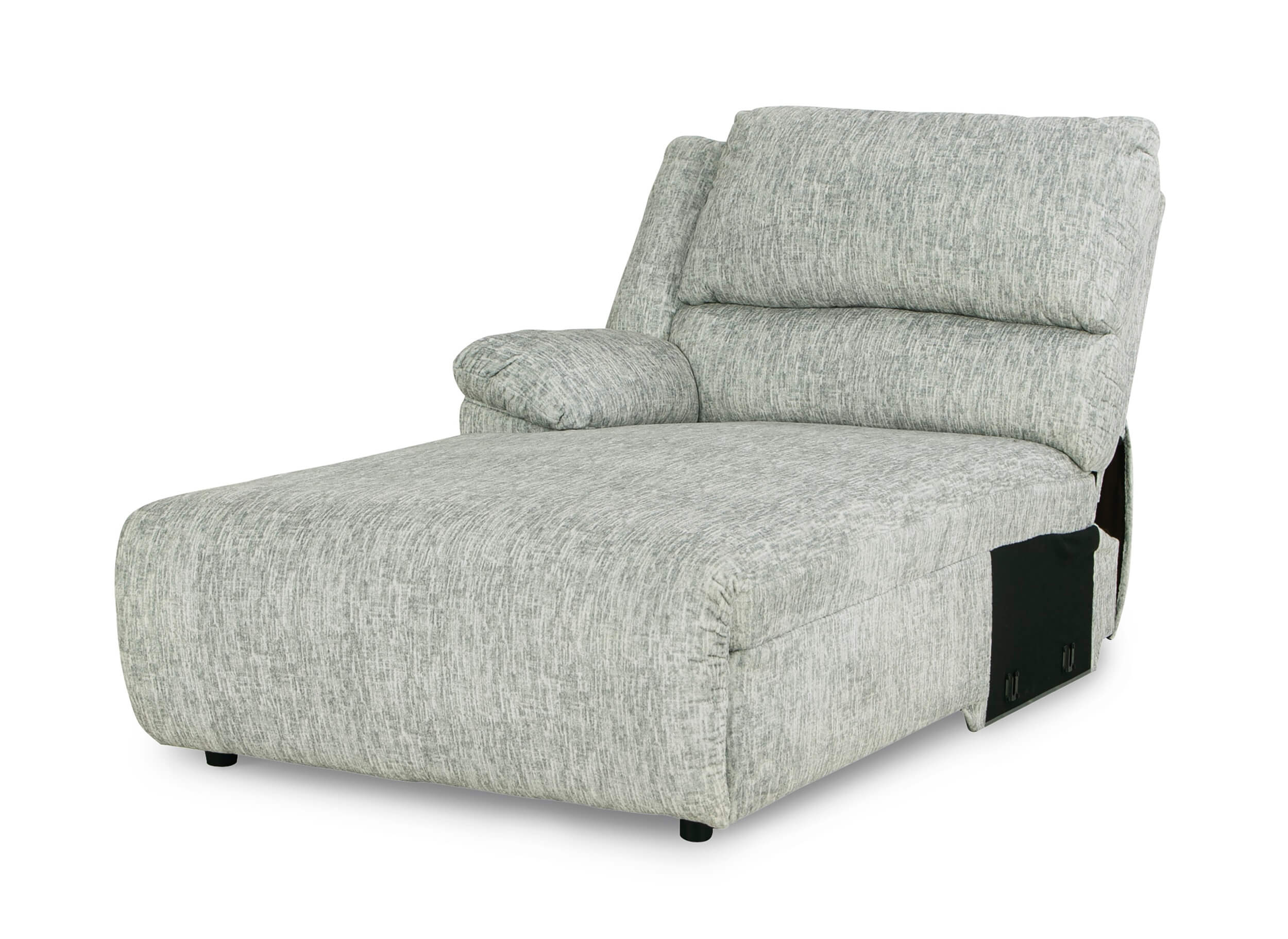 SM McClelland 6-Piece L-Shaped Fabric Reclining Sectional Sofa w/Chaise
