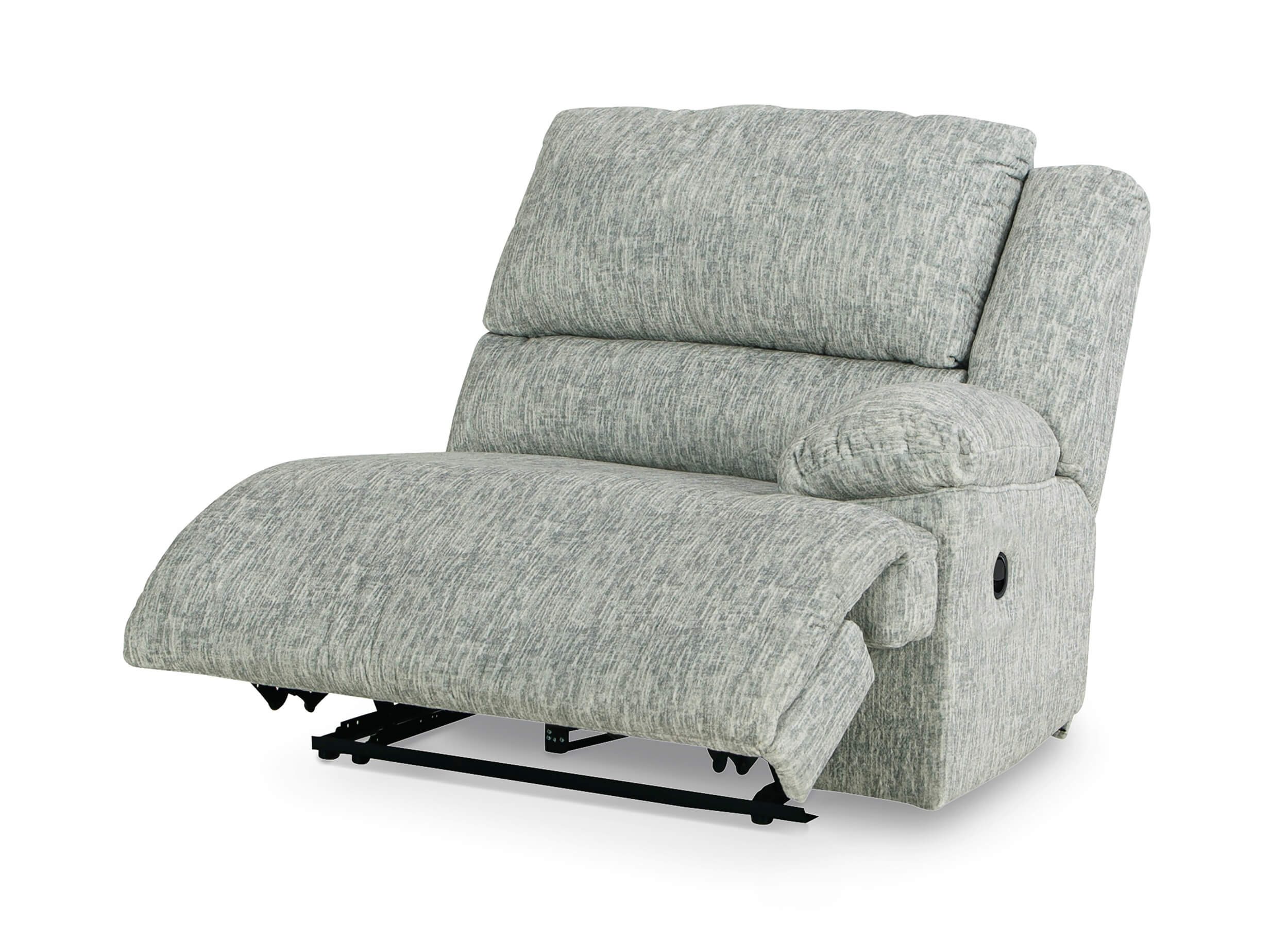 SM McClelland 6-Piece L-Shaped Fabric Reclining Sectional Sofa w/Chaise
