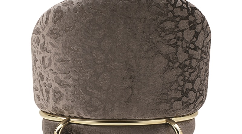 Onyx Velvet Dining Chair w/Gold Legs