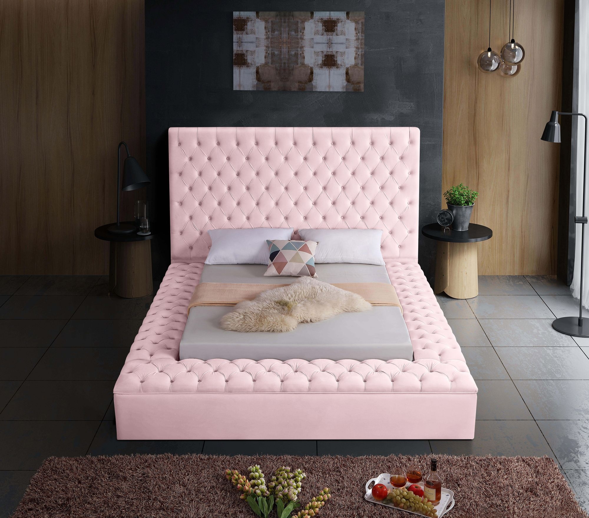 Bliss Velvet Bed