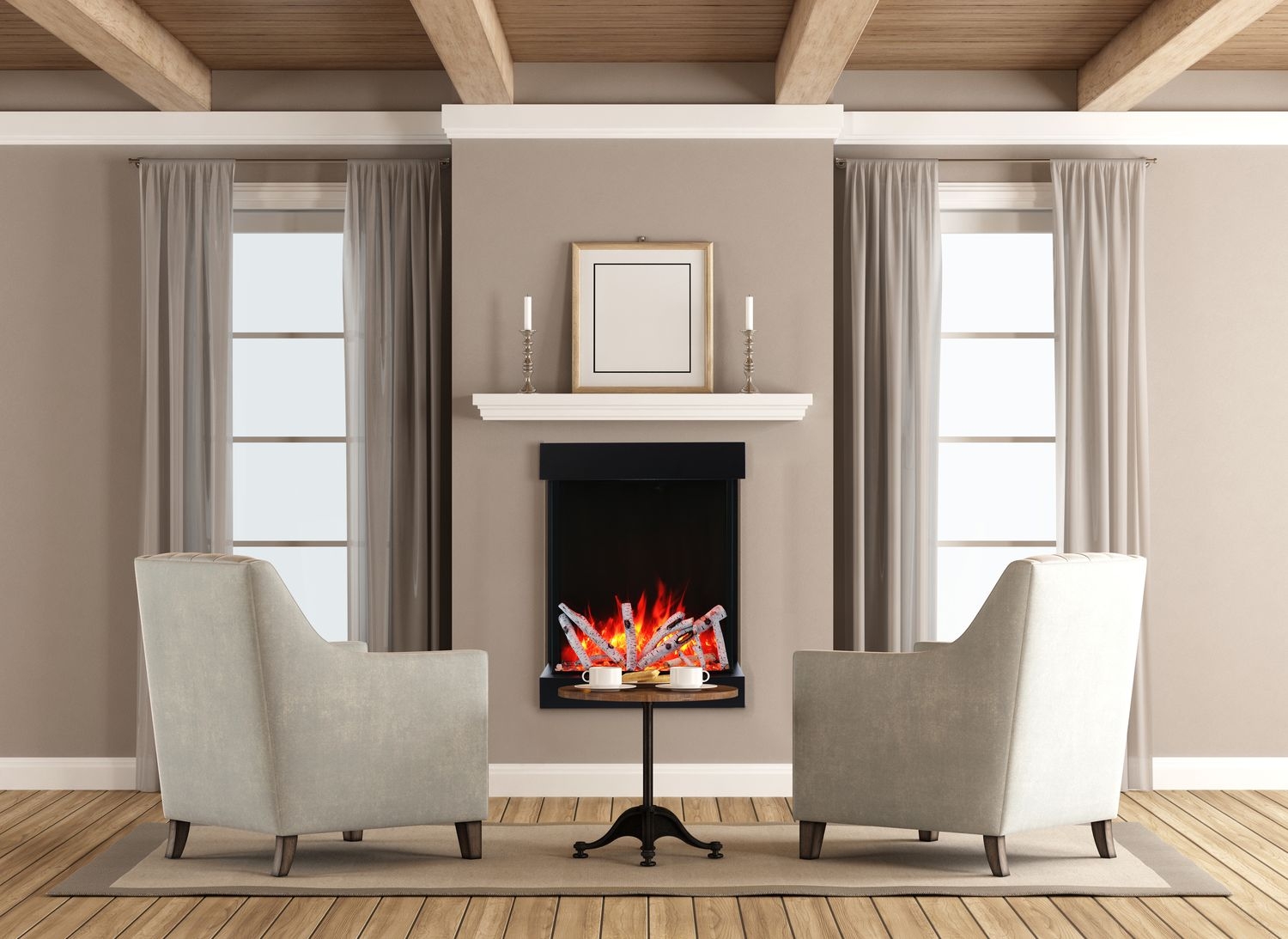 Tru View Cube 39" Electric Fireplace